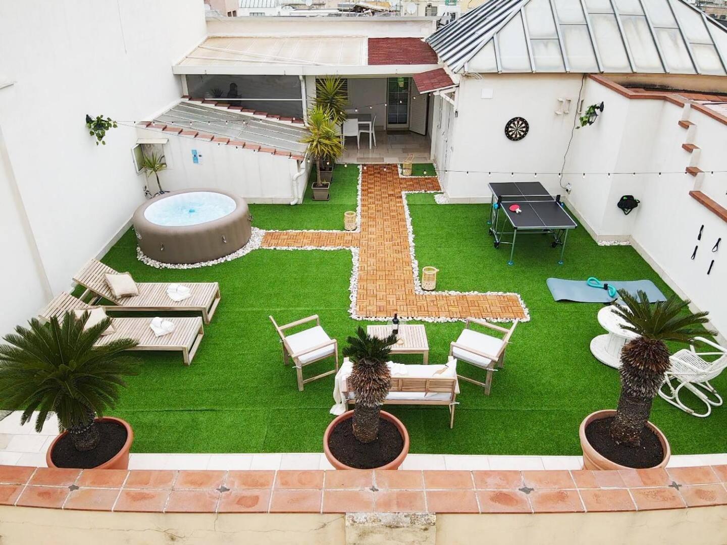 150Mq Rooftop Paradise - Spacious Private Terrace 바리 외부 사진