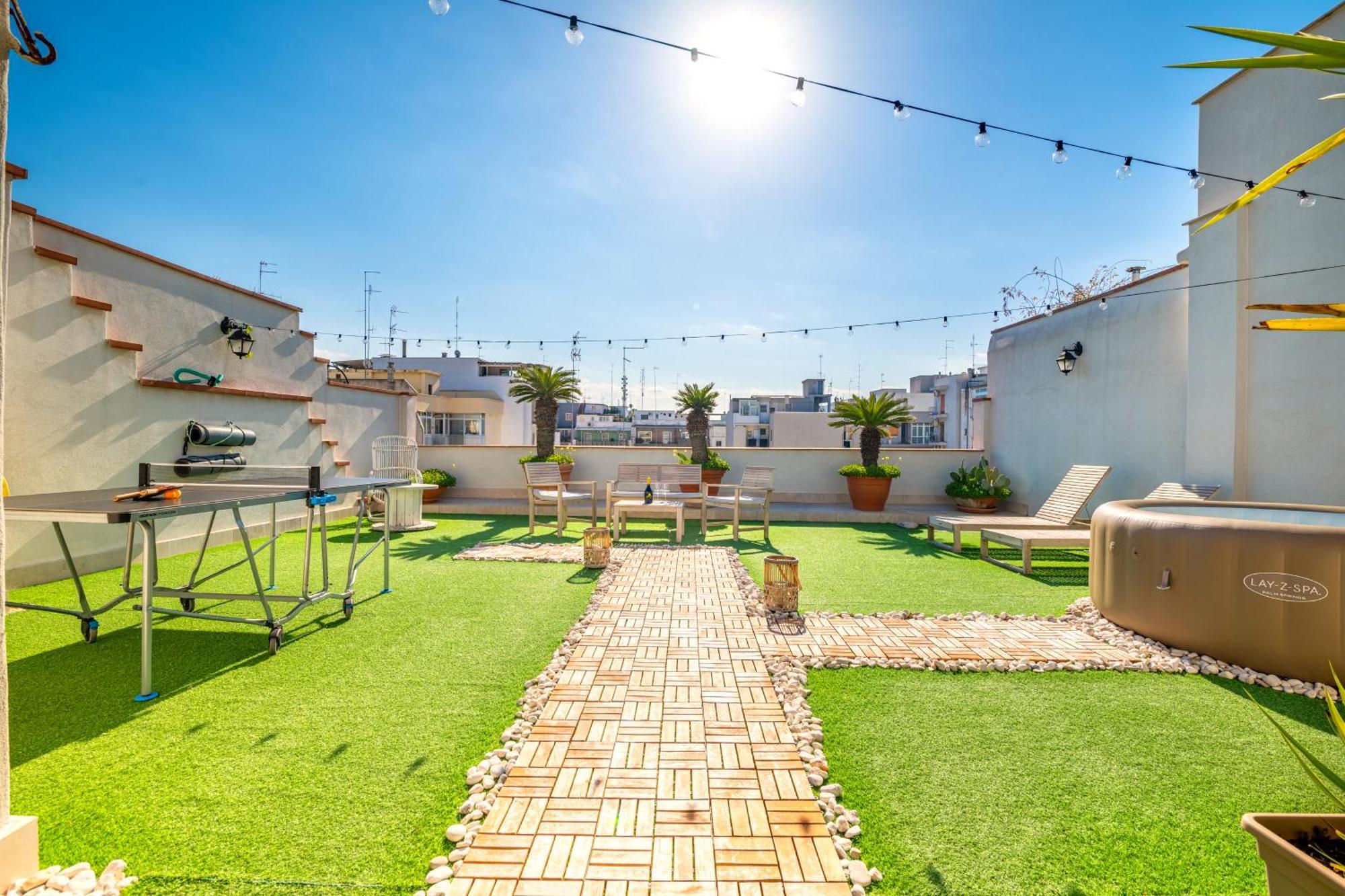 150Mq Rooftop Paradise - Spacious Private Terrace 바리 외부 사진