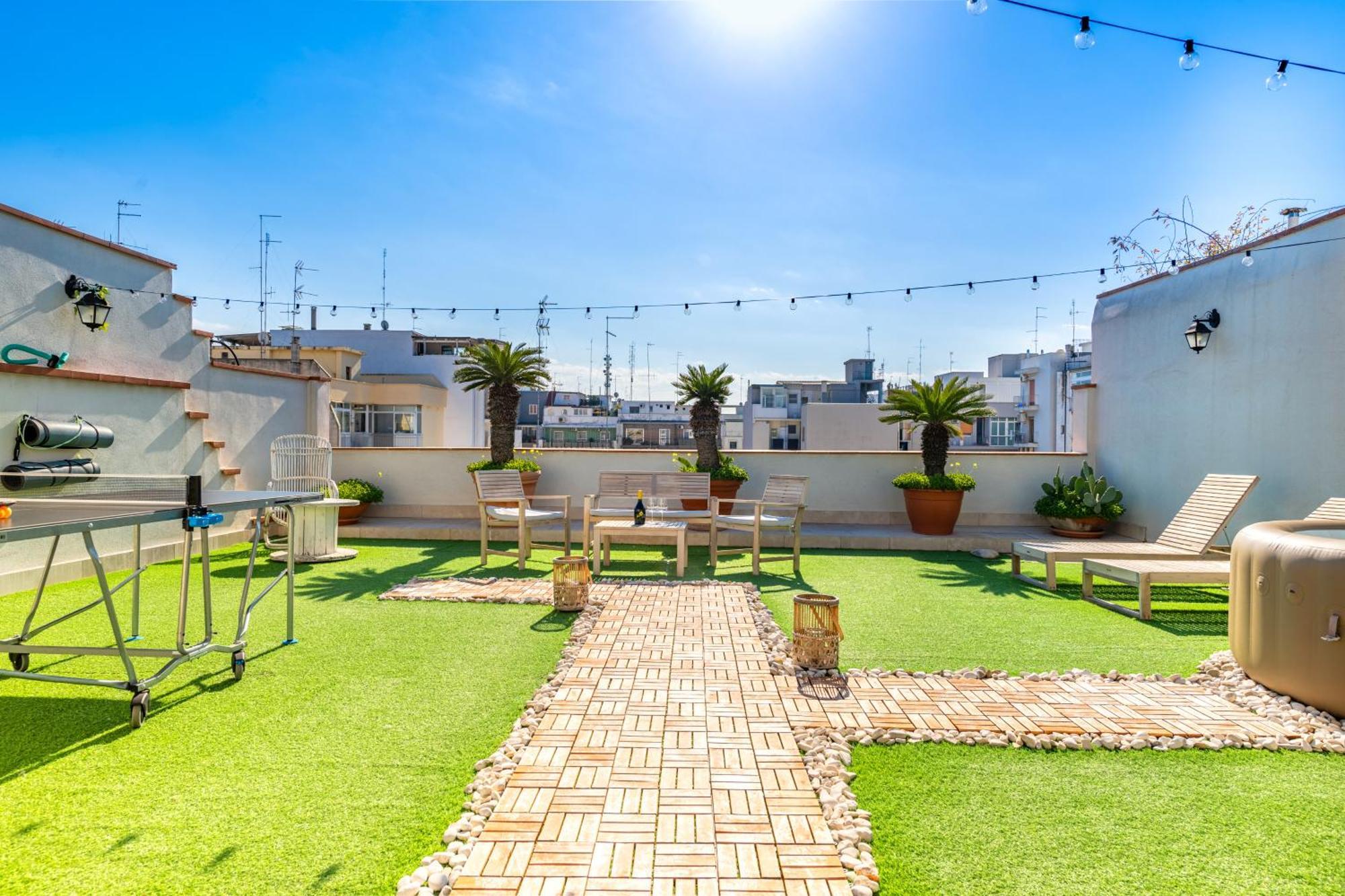 150Mq Rooftop Paradise - Spacious Private Terrace 바리 외부 사진